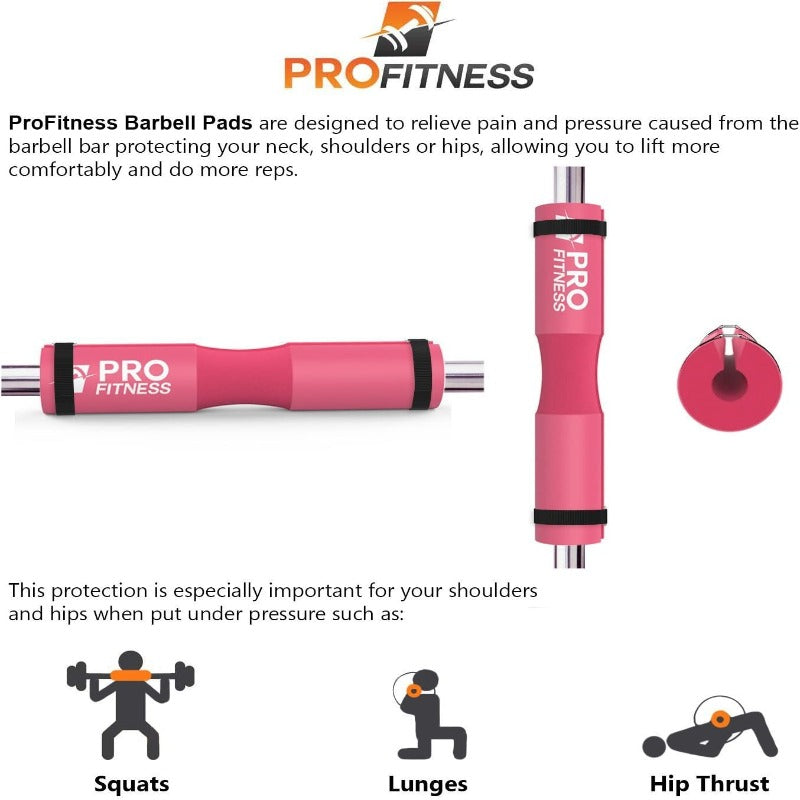 ProFitness Squat Pad Shoulder Support For Squats, Lunges & Hip Thrusts