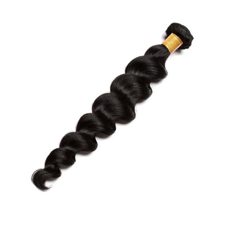 100% Virgin Remy hair Bundles Natural color Loose Wave