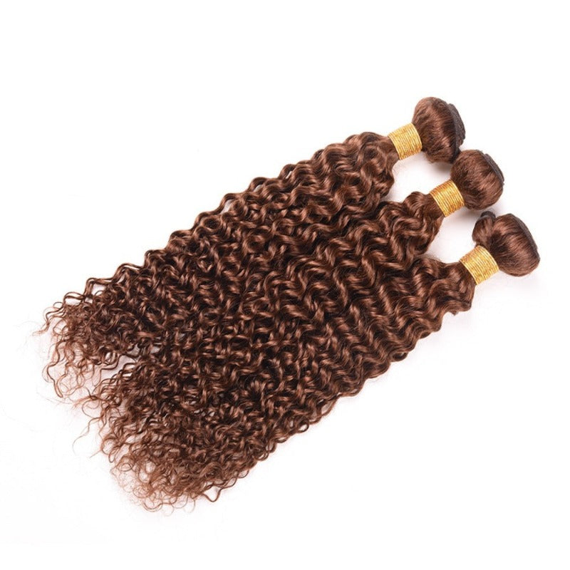 Auburn Jerry Curly 100% Human Hair