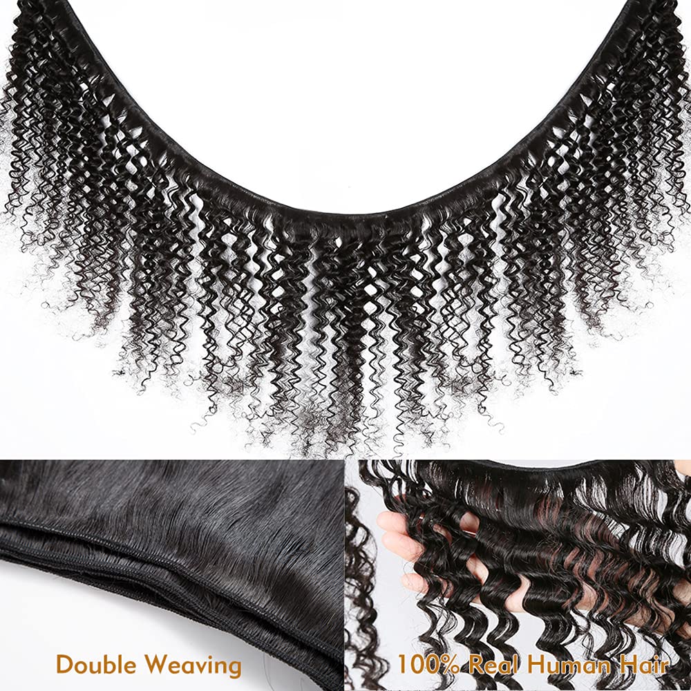 100% Affordable Human Hair Water Wave Bundles | Natural Black 1B | 10"-28" | Defined Flowing Waves