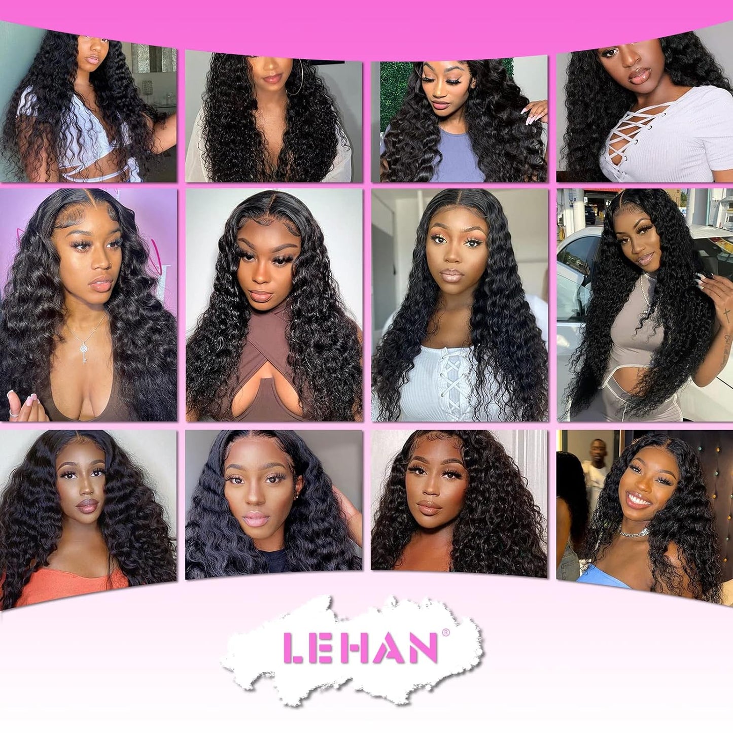 5x5 Lace Wear to Go Glueless Deep Wave Lace Closure Wig 100 Virgin Human Hair Natural Color Wig