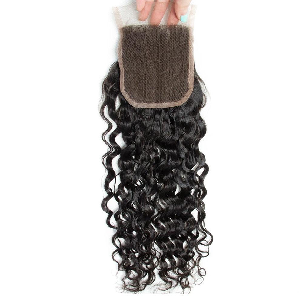 4X4 Free Part Lace Closure Natural Wave