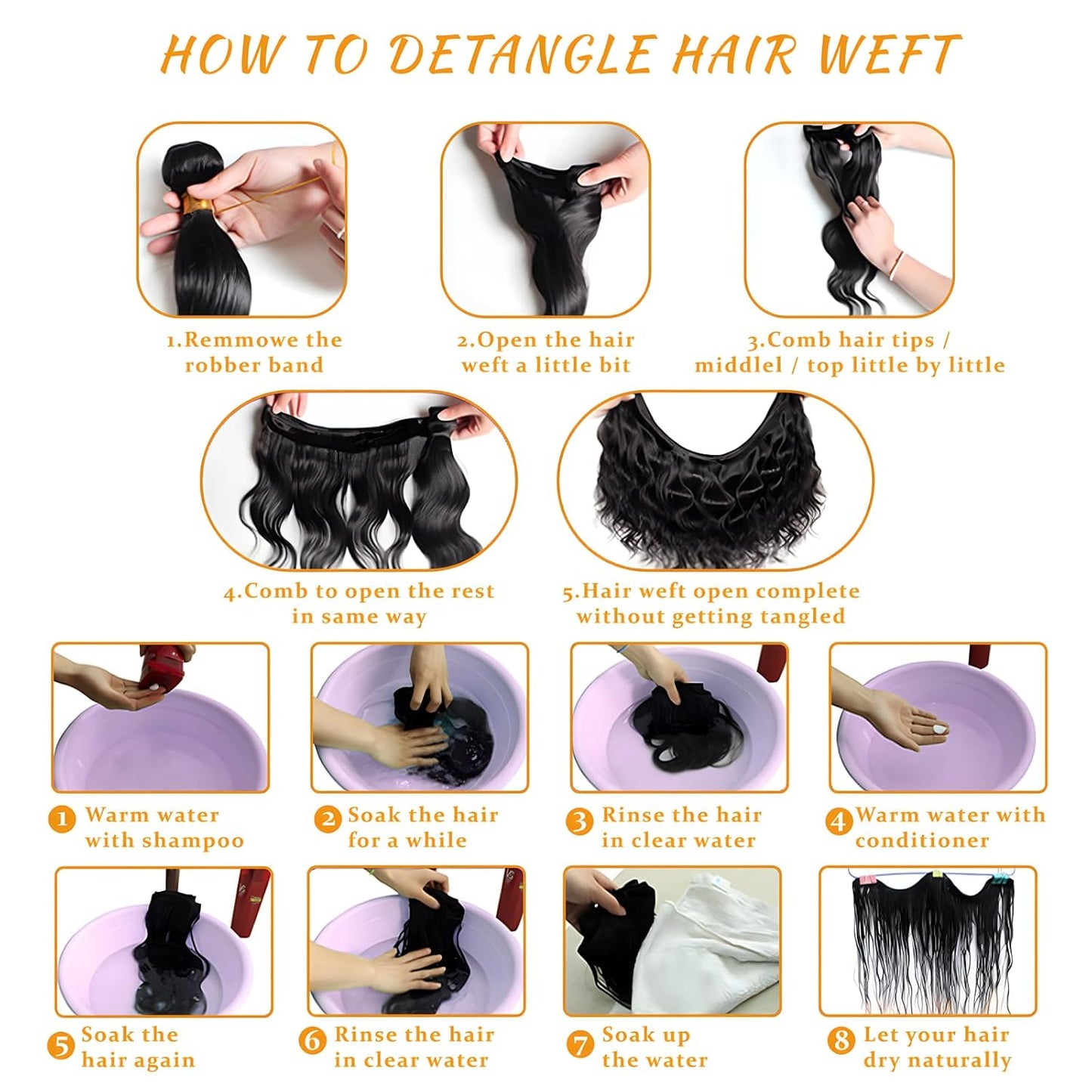 12A Premium Indian Hair Body Wave Bundles – Jet Black #1 Unprocessed Human Hair Extensions | Machine Double Weft 10"-30"