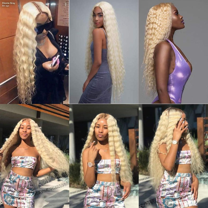 Mink Hair Russian Blonde deep wave