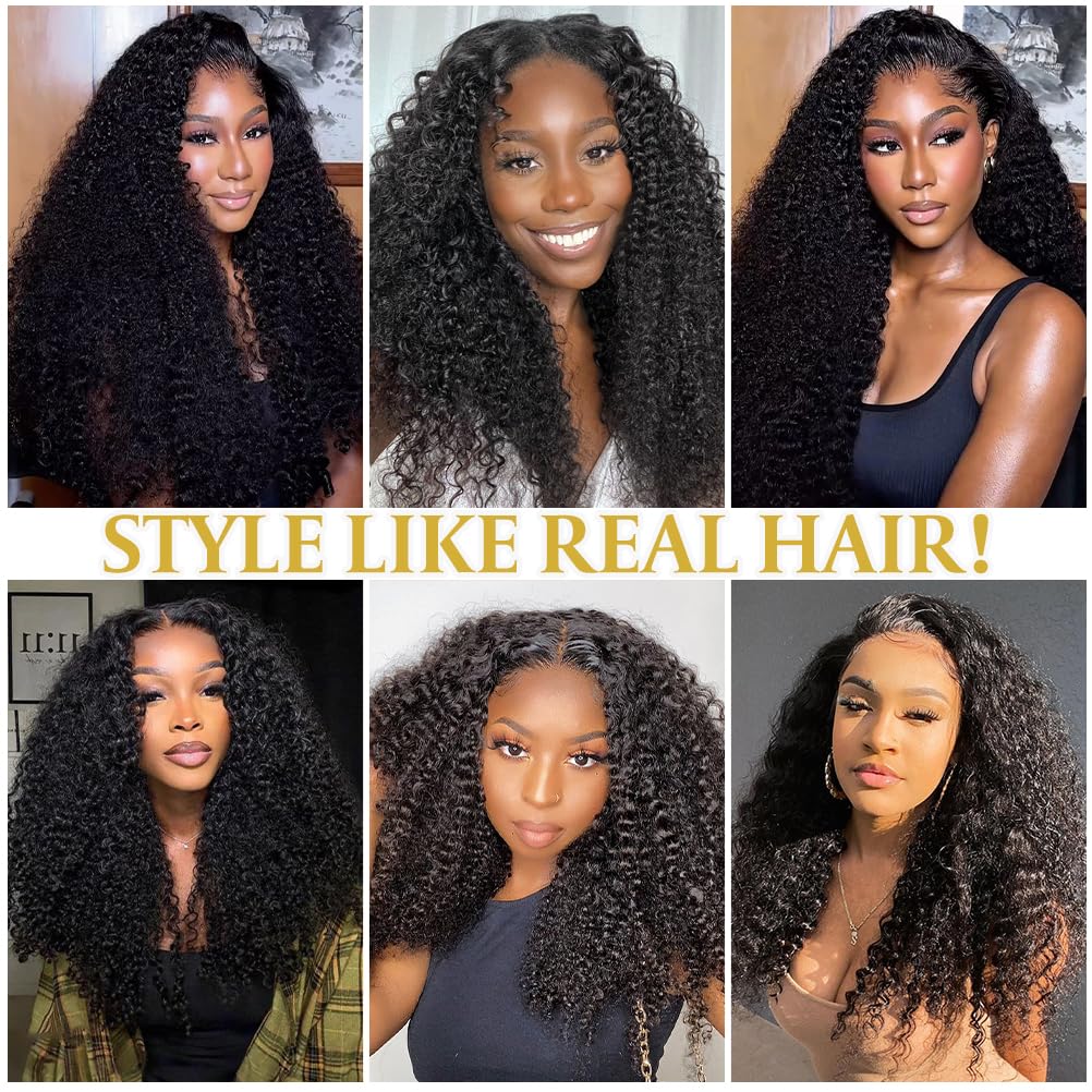 13x4 Transparent Lace Frontal Jerry Curl Bleached Knots Brazilian Hair