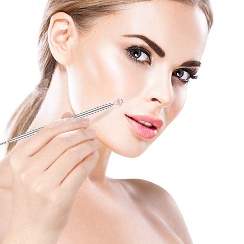 BESTOPE Upgraded 6-in-1 Blackhead Remover Pimple Extractor Tool Acne Removal Kit