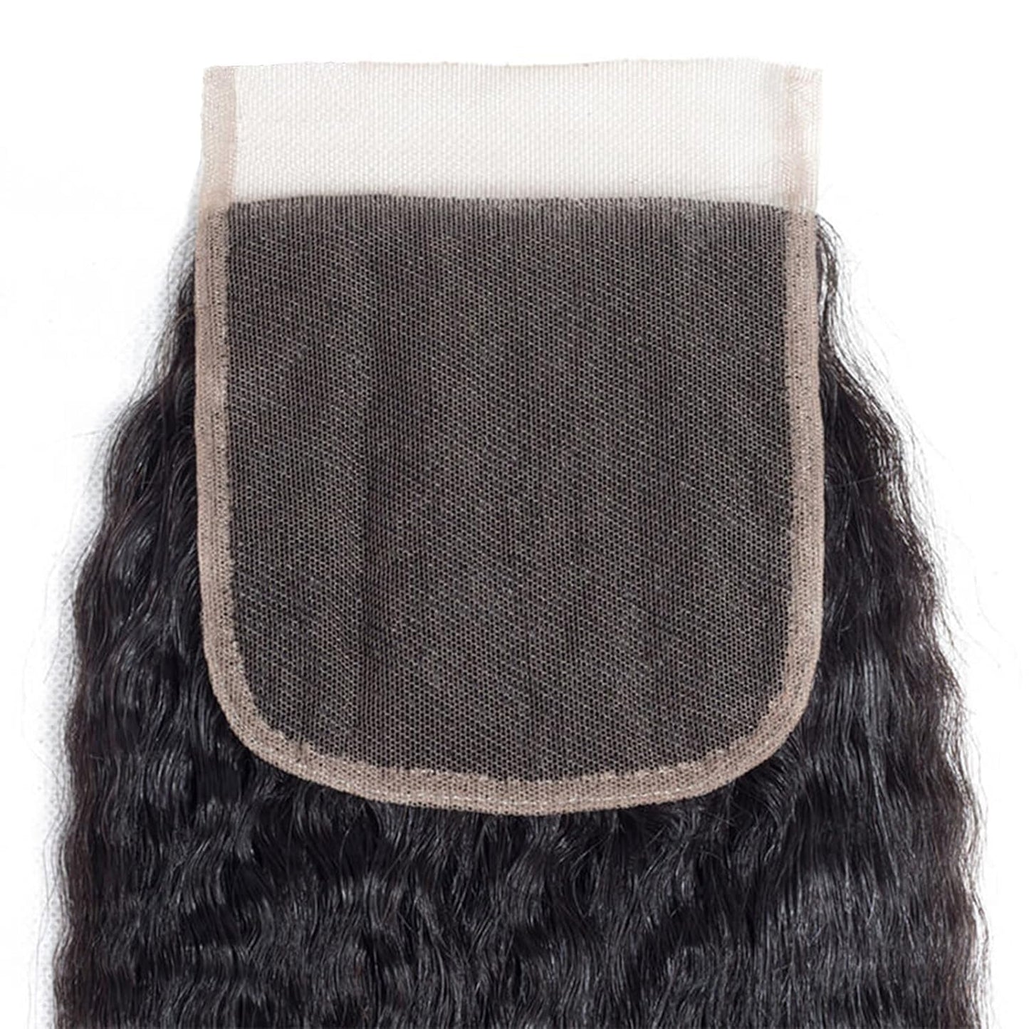 5x5 HD Lace Closure Kinky Straight – Natural Black 100% Human Mink Hair | Pre-Plucked, Skin-Melt HD Lace