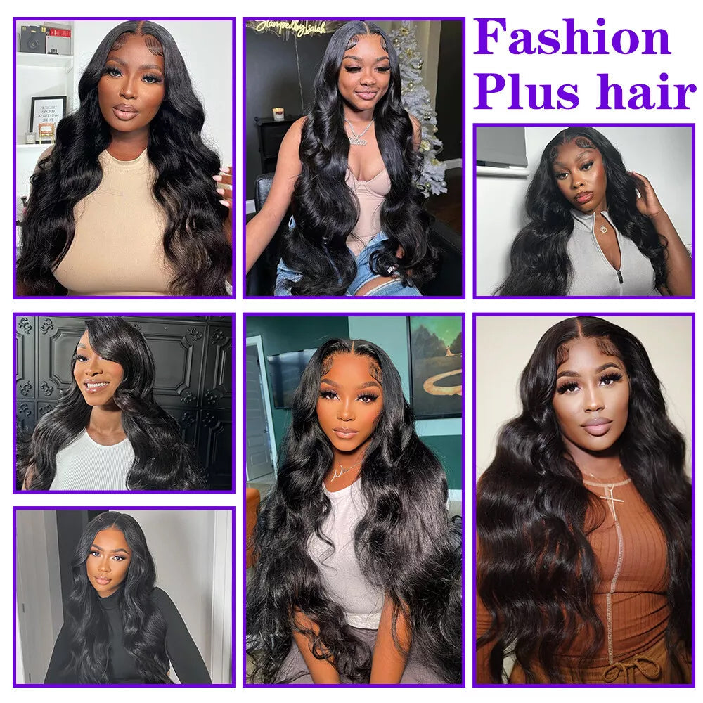 9x6 Lace Closure Wig Body Wave Human Hair Wear And Go Glueless Wigs