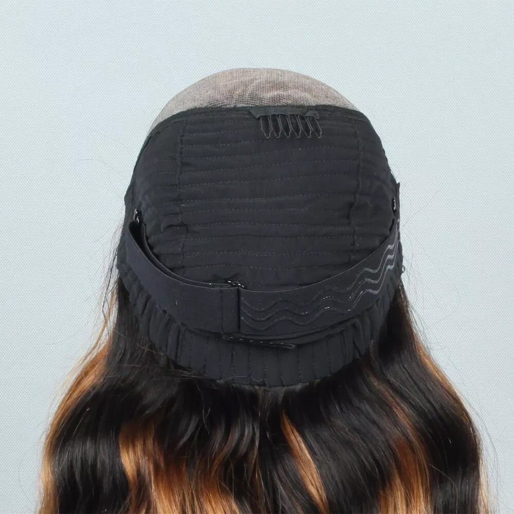 1B/30 Highlight Body Wave 9x6 Wig 100% Human HairPre Plucked Pre Cut Wear and Go Glueless Wig Bleached Tiny Knots 200% Density