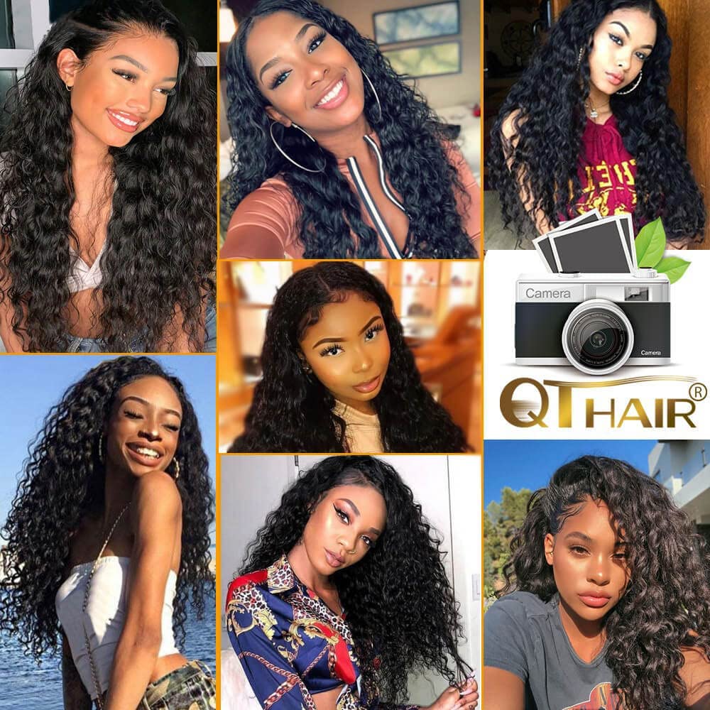 4x4 Lace Transparent Lace Closure Natural Wave Virgin Natural Human Hair | Bleached Knots, Free Part