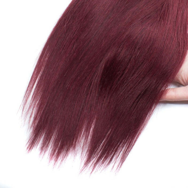 Ustar #99J Burgundy Straight 100% Human Hair