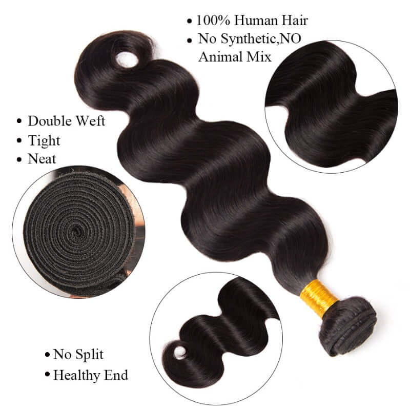 Ustar 7A Virgin Hair 3 Bundles Body Wave