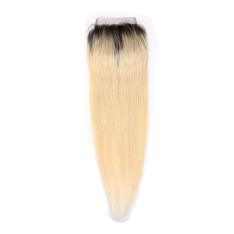 Ombre Honey Blonde Straight Human Hair