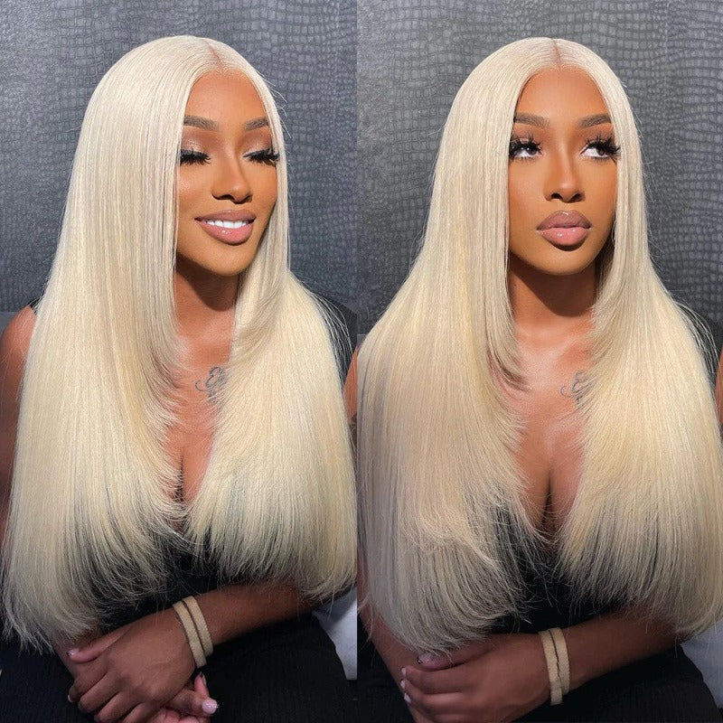 613 Blonde HD Wig straight 13x6