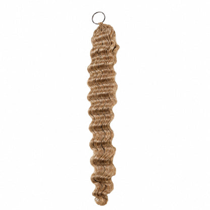 #27 Loose Deep Crochet 100% Human Hair - Honey Blonde Wave Boho Braiding Hair For Miracle Knots (50g/Pack)
