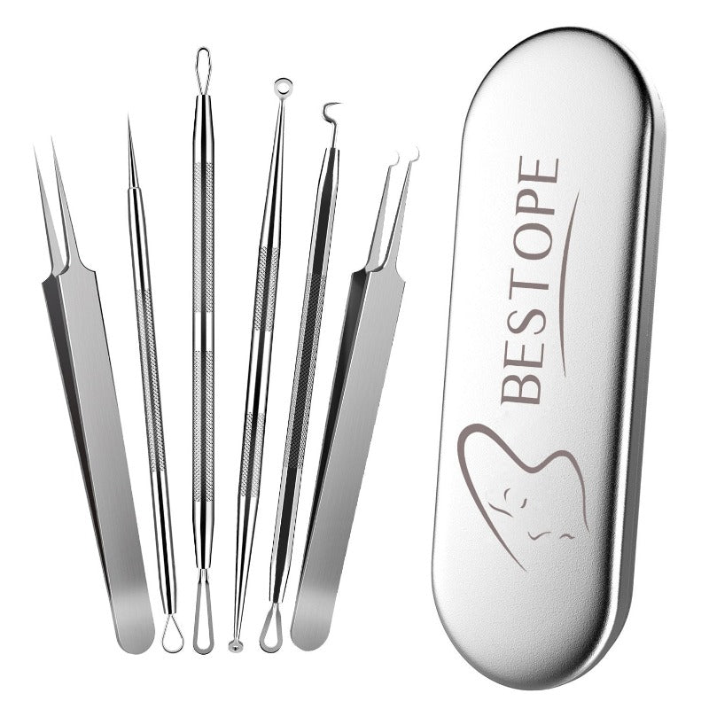 Ustar BESTOPE 26 PCs Makeup Set, 20pcs Brushes & 6pcs Blackhead Remover Pimple Extractor Tool