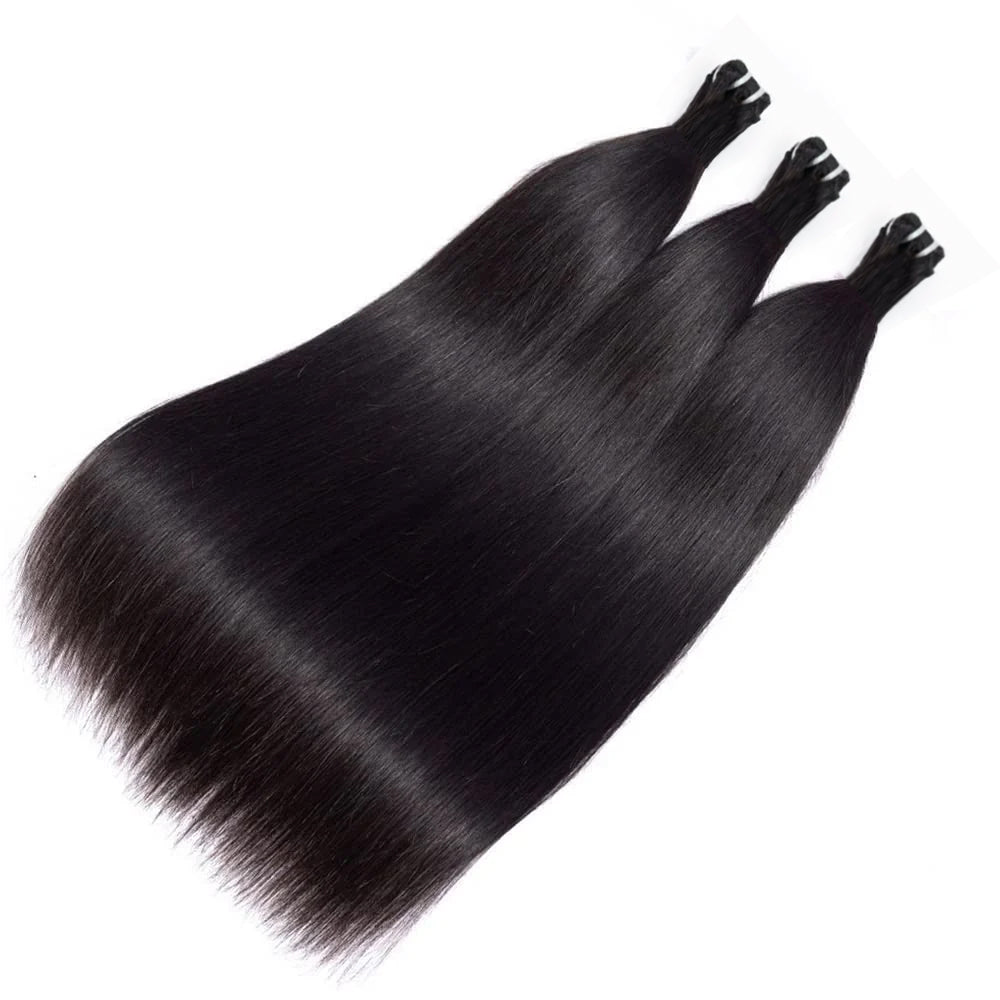 Holiday Deals : Unprocessed hair 3 Bundles Straight Natural color 100% Human on sale (3V-ST)