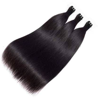 Holiday Deals : Unprocessed hair 3 Bundles Straight Natural color 100% Human on sale (3V-ST)