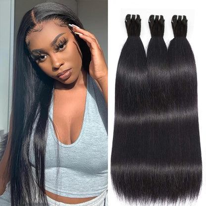 Holiday Deals : Unprocessed 3 Bundles Straight hair color #1  jet black 100% Human Hair on sale (3V-1-ST)