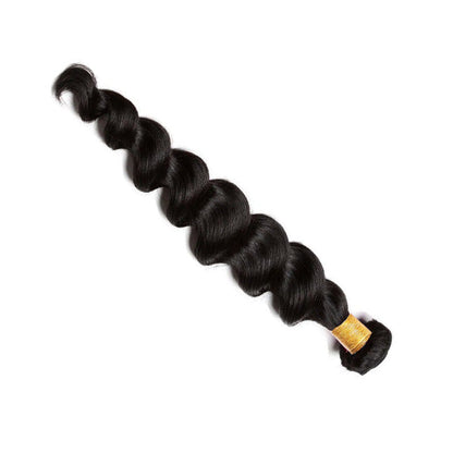 100% Virgin Remy hair Bundles Natural color Loose Wave