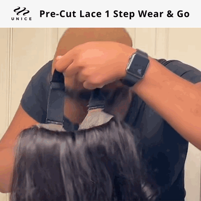 5x5 Lace Wear to Go Glueless Wig Body Wave Lace Closure  Wig 100 Virgin Human Hair Natural Color Swiss Lace, Skin-melt Lace, Invisible Lace