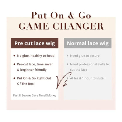 5x5 Wear To Go Glueless Wig Straight Lace Closure wig 100 Virgin Human Hair Natural Color Wig Swiss Lace, Skin-melt Lace, Invisible Lace