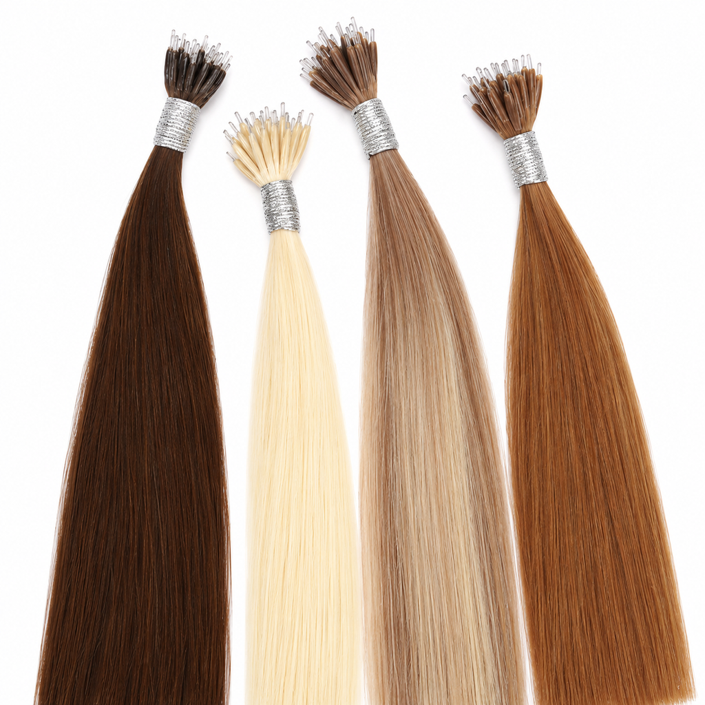 NANO-RING Hair Extensions, 100% Prime Remy Hair