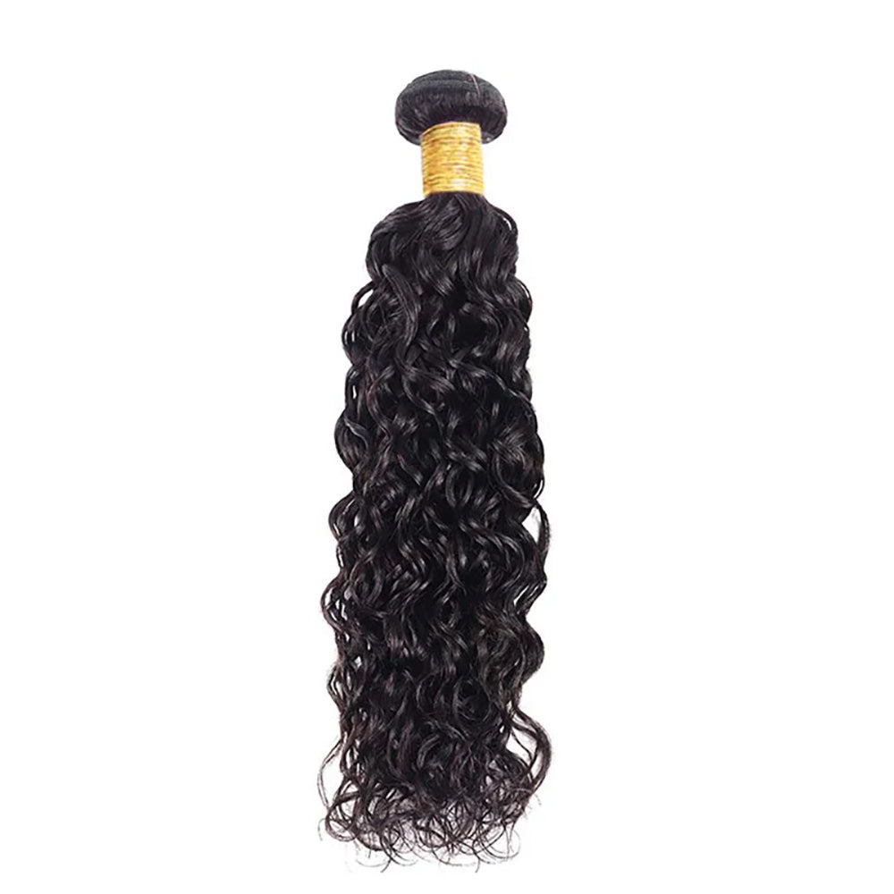 100% Affordable Human Hair Water Wave Bundles | Natural Black 1B | 10"-30" | Remy Weave
