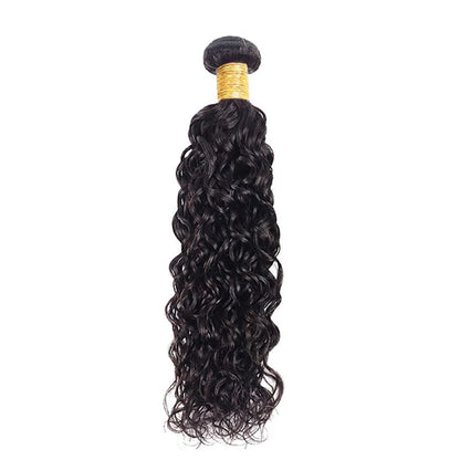 100% Affordable Human Hair Water Wave Bundles | Natural Black 1B | 10"-30" | Remy Weave