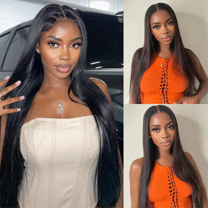 Ustar Master Blend Straight Hair Bundles | Natural Black 1B | 12"-30" | Human Hair + Premium Fibers