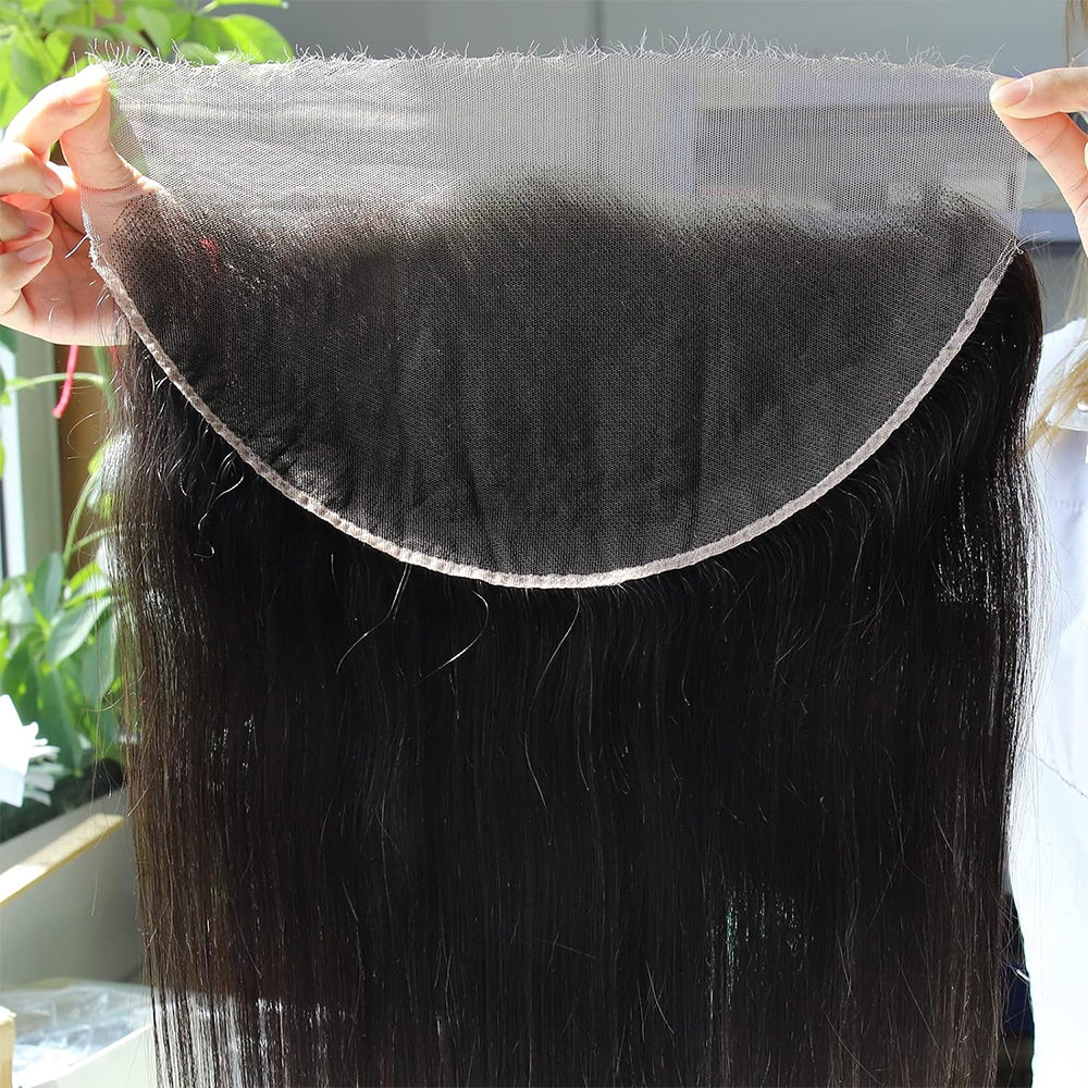 13x6 HD Lace Frontal Straight – Unprocessed Mink Virgin Human Hair | 6-Inch Deep Part, Skin-Melt HD Lace