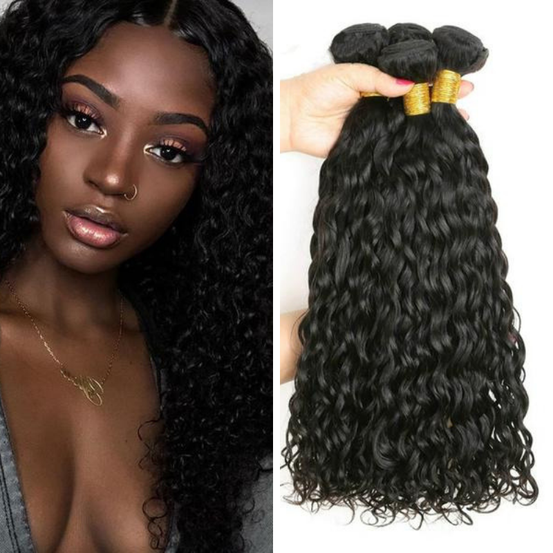 Ustar 7A Virgin Hair 3 Bundles water wave (natural)