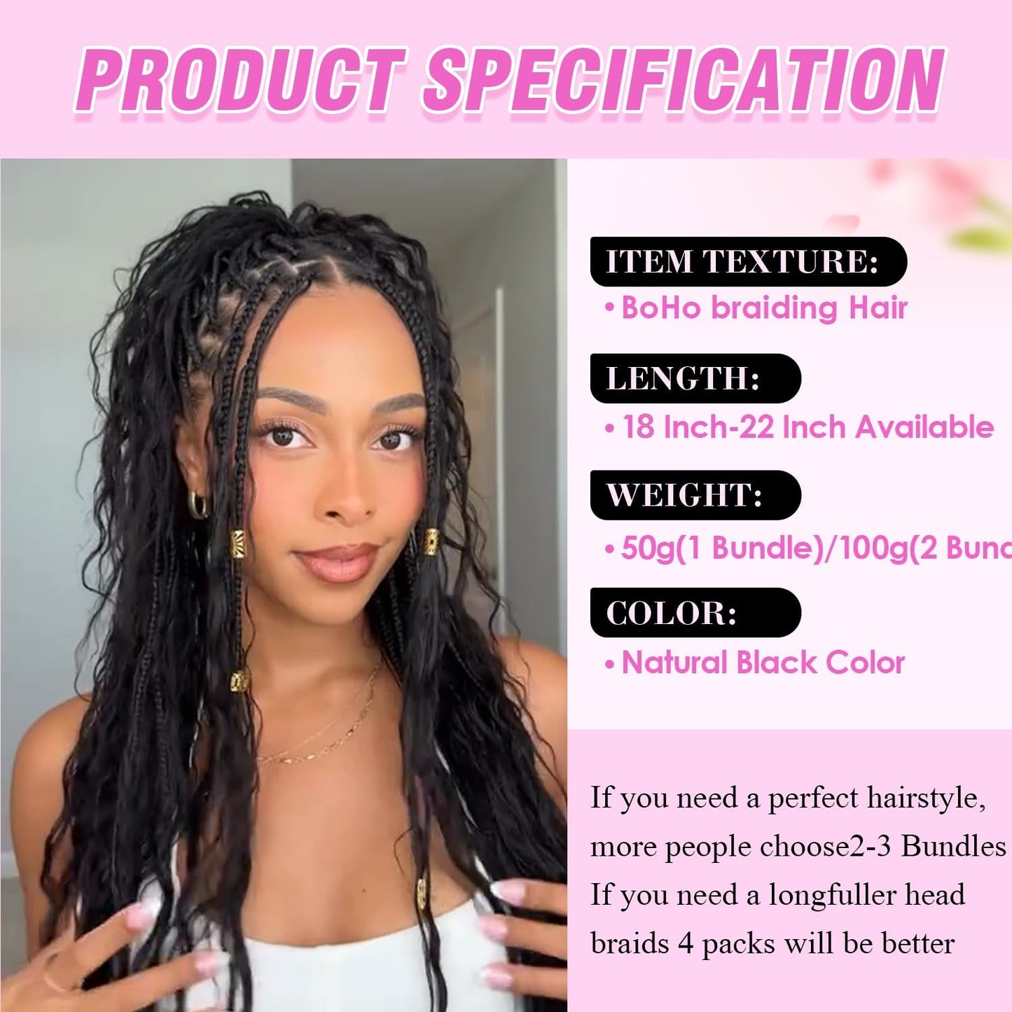 Better Hair, Less Money Color Natural Black Human Braiding Hair Deep Wave Bulk 100% HumanMink Hair 100g/bundle 18-22 inch