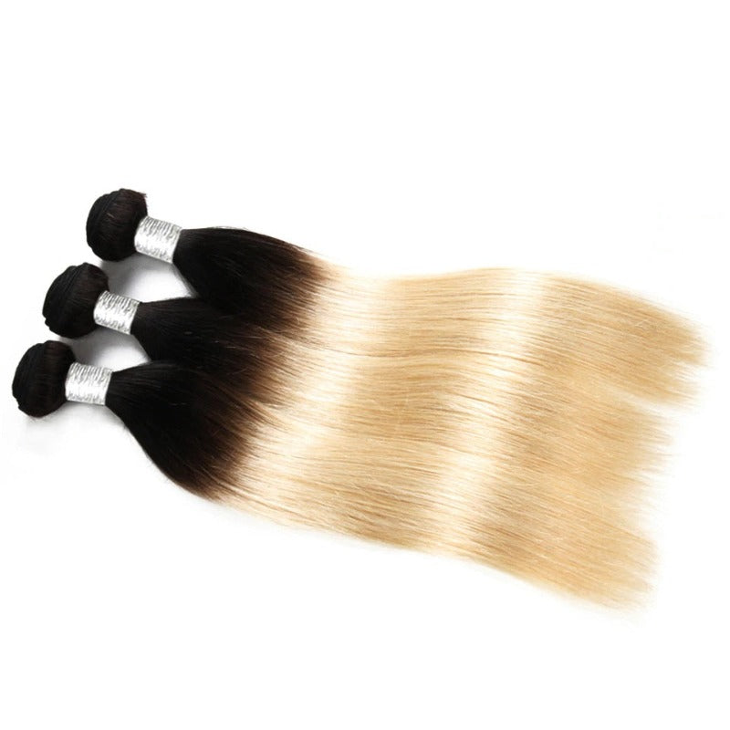 Ombre Straight Human Hair Bundles