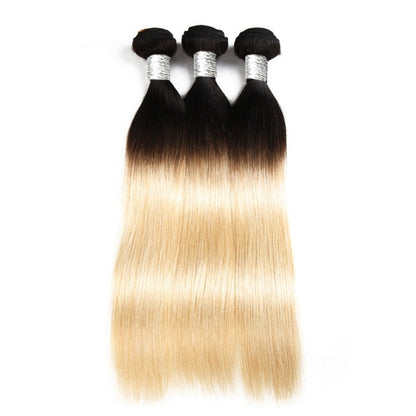 Ombre Straight Human Hair Bundles
