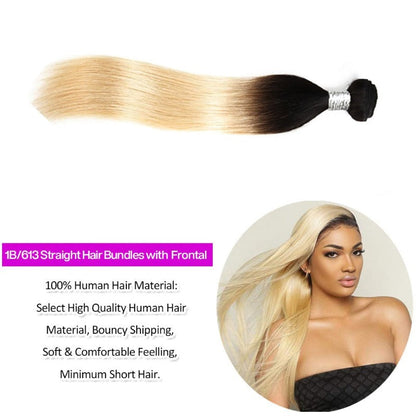 Ombre Straight Human Hair Bundles