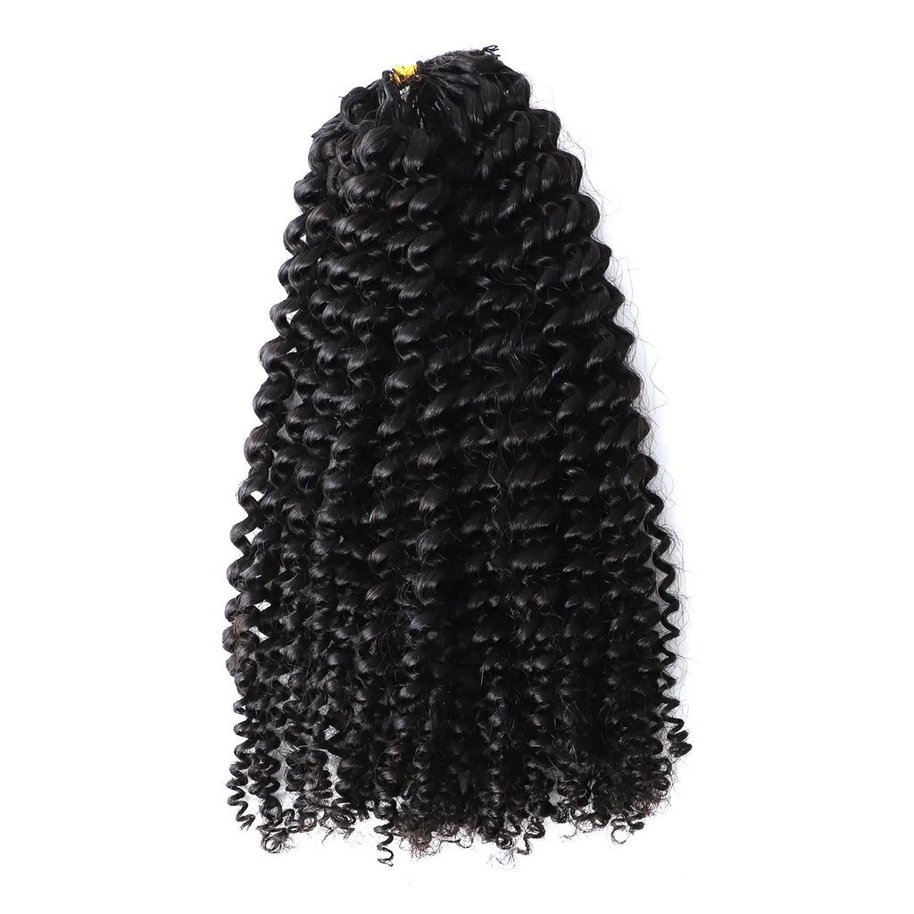 Jerry Curl Crochet 100% Human Hair - Boho Braiding Hair For Miracle Knots (50g/Pack)