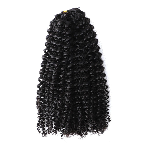 Jerry Curl Crochet 100% Human Hair - Boho Braiding Hair For Miracle Knots (50g/Pack)