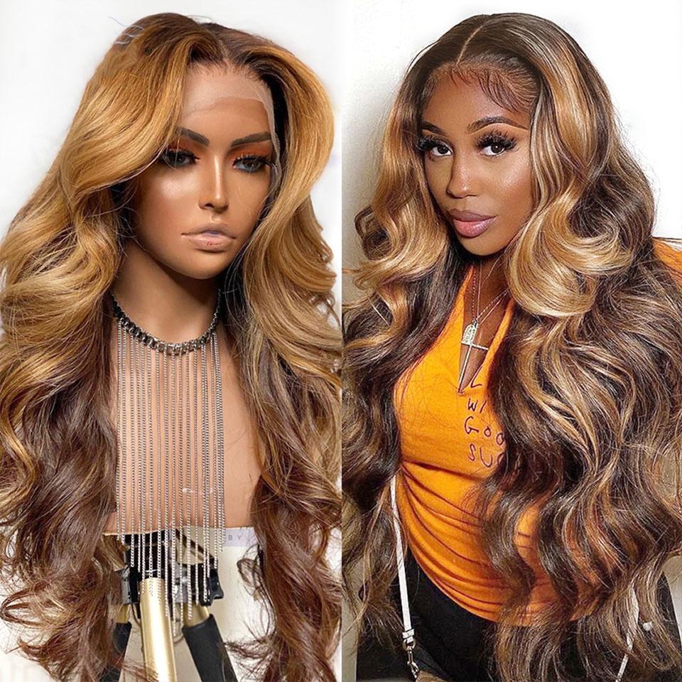 4/27 Highlight HD Lace Frontal Wig – Straight, Body Wave & Deep Wave Up To 42 Inch