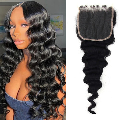 6x6 HD Lace Closure – Straight, Body Wave, Deep Wave & Loose Wave Human Hair | Maximum Coverage, Skin-Melt HD Lace