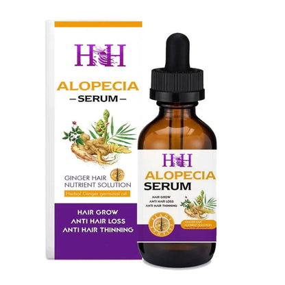 Alopecia Growth Hair Serum Ginger Solution - Anti Hair Loss And Thinning