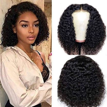 Short Curly Bob Lace Frontal Wig