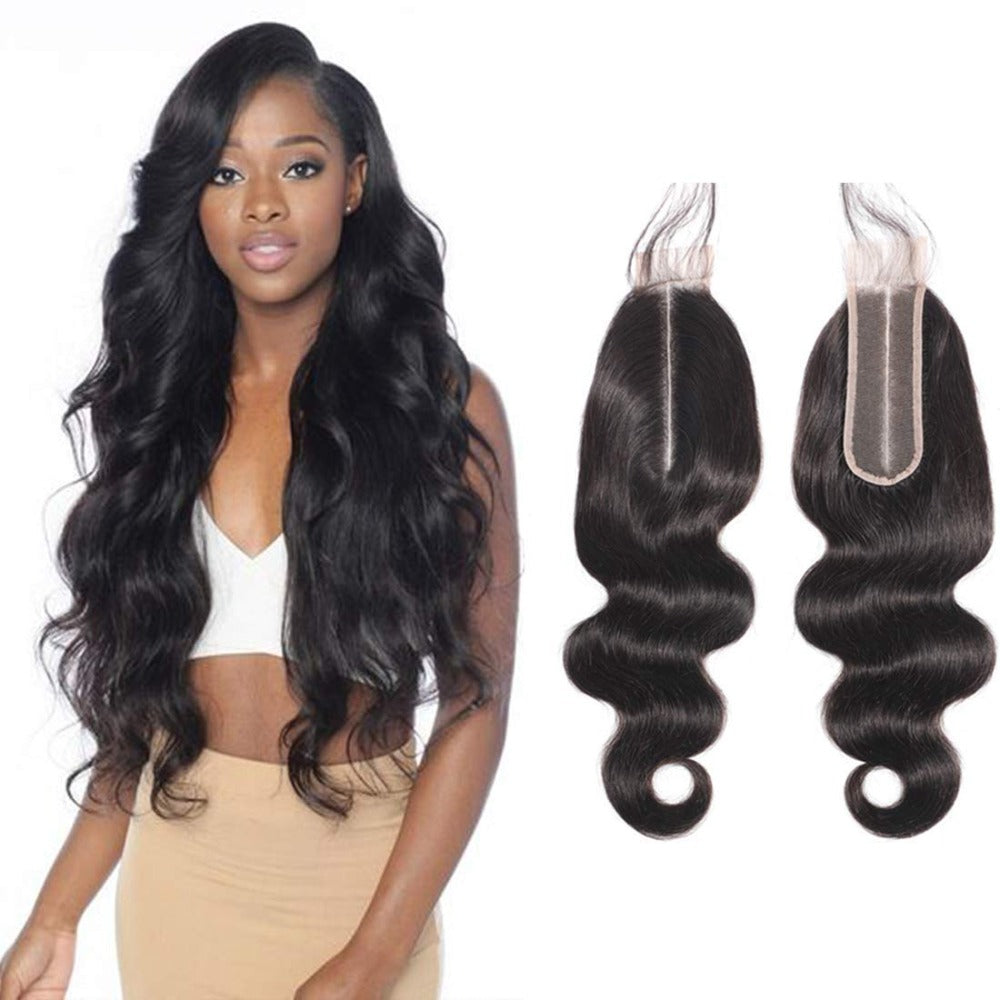 Lace Closure Brazilian Virgin Human Hair 