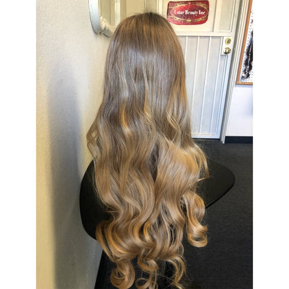 13x4HD Synthetic Body Wave Lace Front Honey Blonde Wig