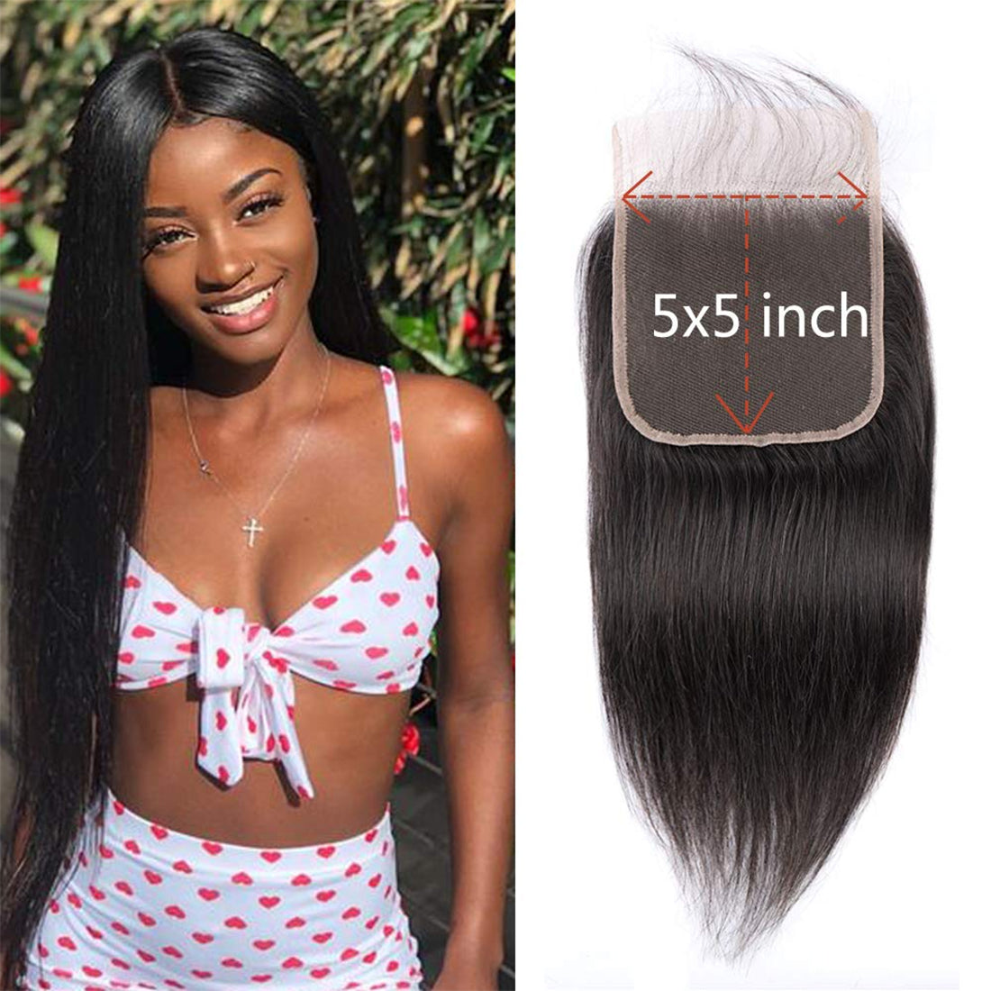 Straight Lace Closure