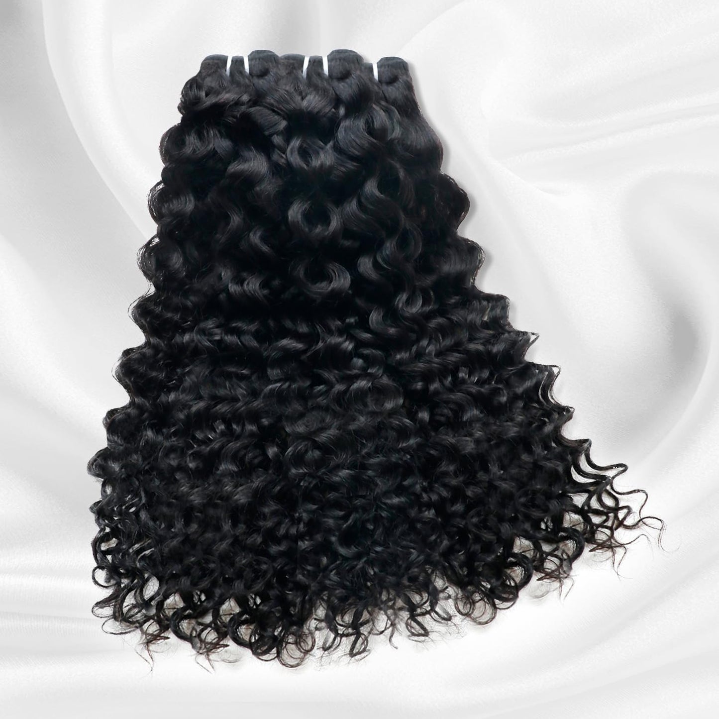 Double Drawn Burmese Curly Full End Unprocessed 100% Human Hair Natural Color | Single Donor Cuticle Aligned Bundles 10"-26"