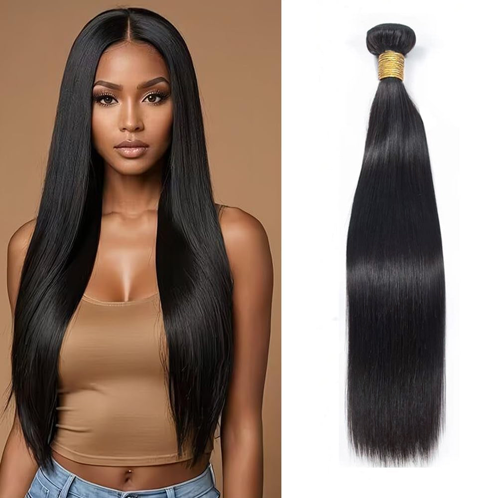 Natural Black Mink Straight Hair Bundles – 100% Unprocessed Virgin Remy Human Hair