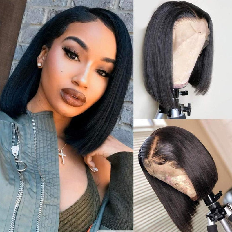 Short Bob Wigs Straight Hair 