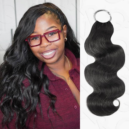 Body Wave Crochet 100% Human Hair - Boho Braiding Hair For Miracle Knots (50g/Pack)