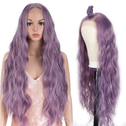 Purple Water Wave Wig